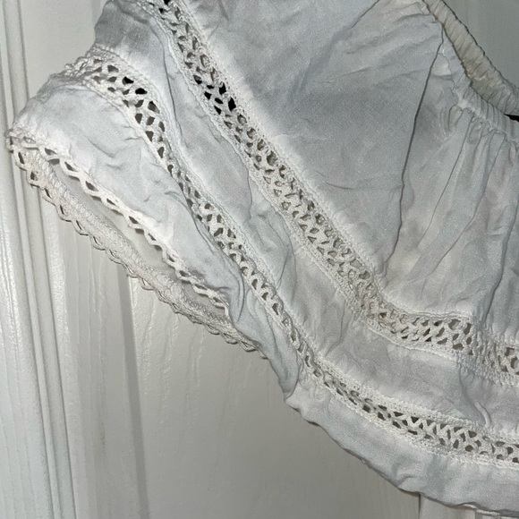 Aritzia Wilfred Emmie White off the Shoulder Dress - Picture 8 of 8